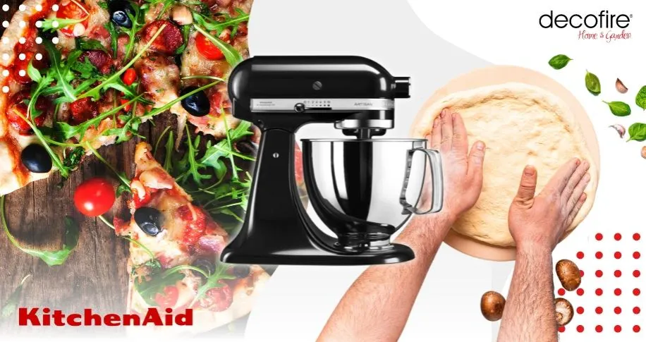 Ręczne wyrabianie ciasta na pizzę i mikser planetarny