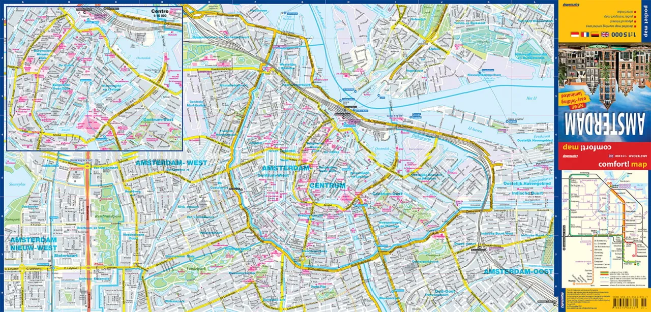 Amsterdam kieszonkowcy mapa miejsc