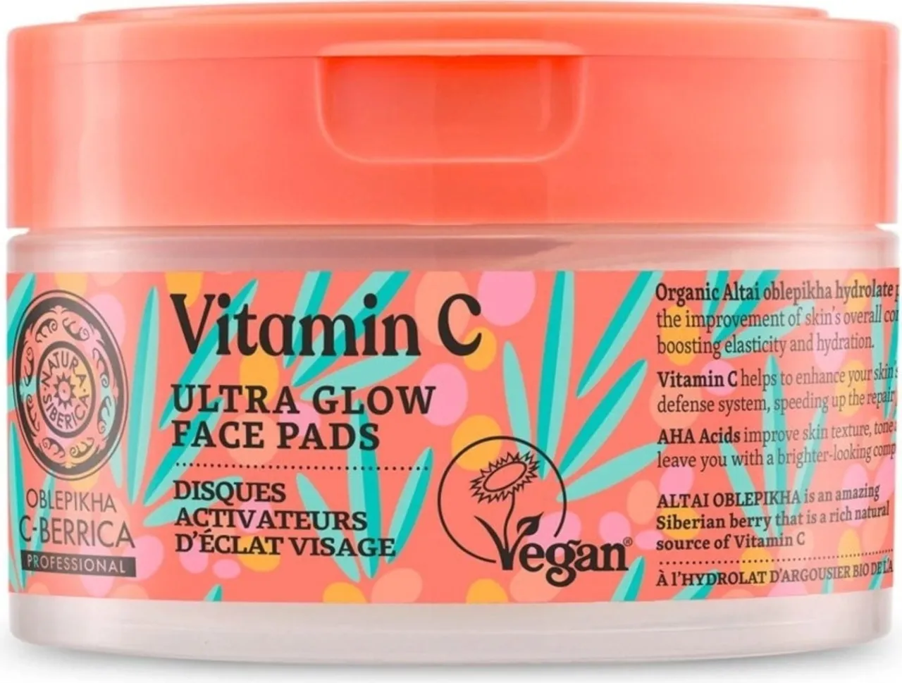 składniki aktywne peeling Natura Siberica C-Berrica