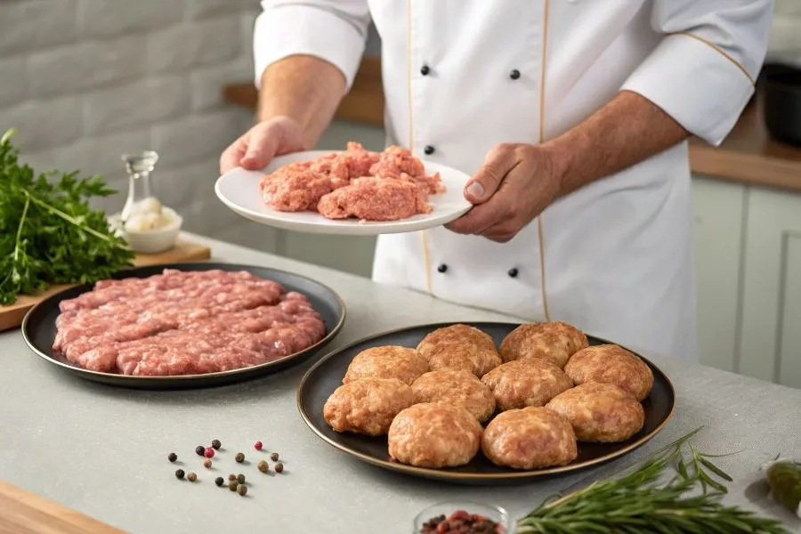 mięso mielone wołowe i wieprzowe proporcje