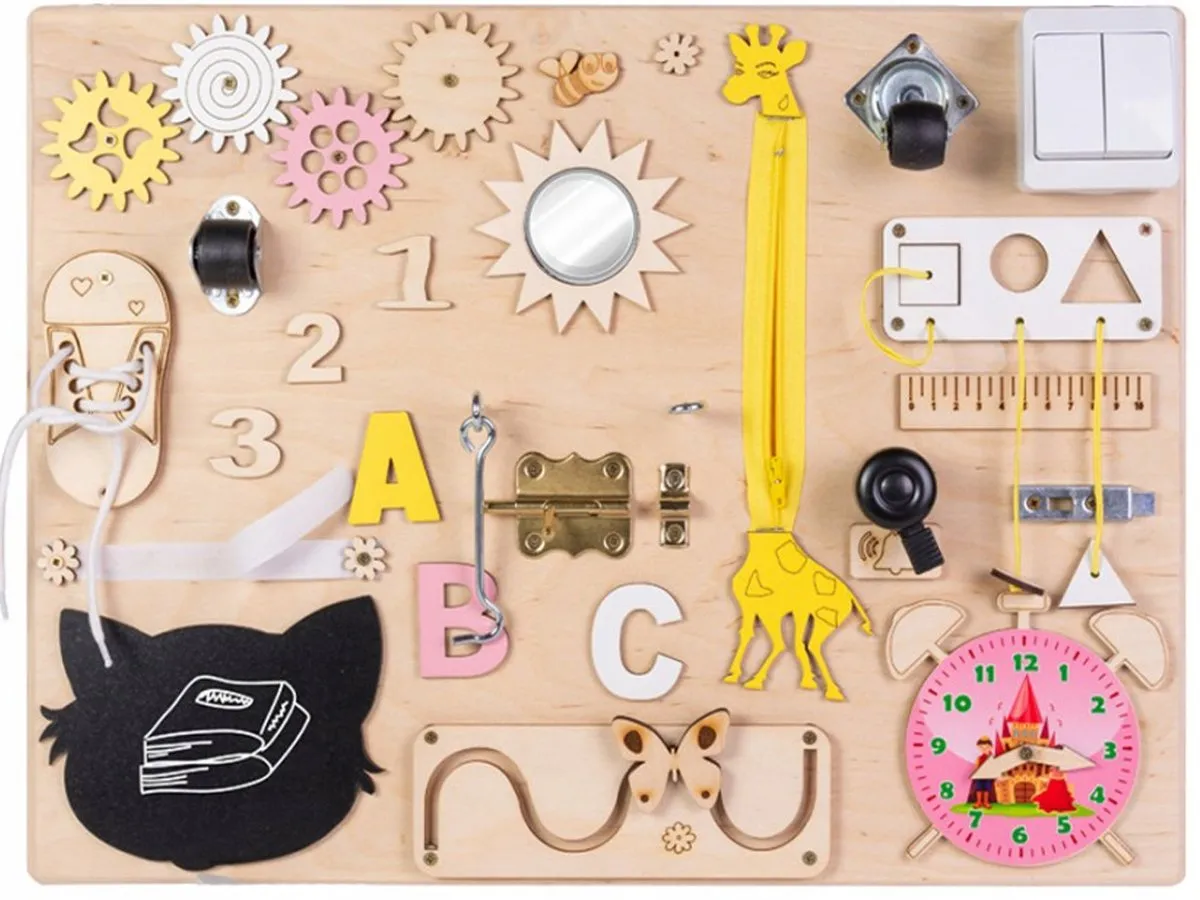 elementy tablicy sensorycznej dla 3 latka