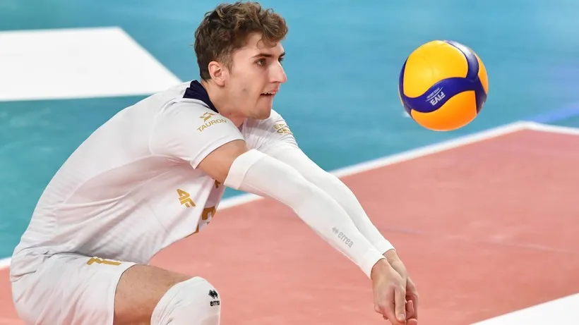 Igor Grobelny siatkarz w akcji