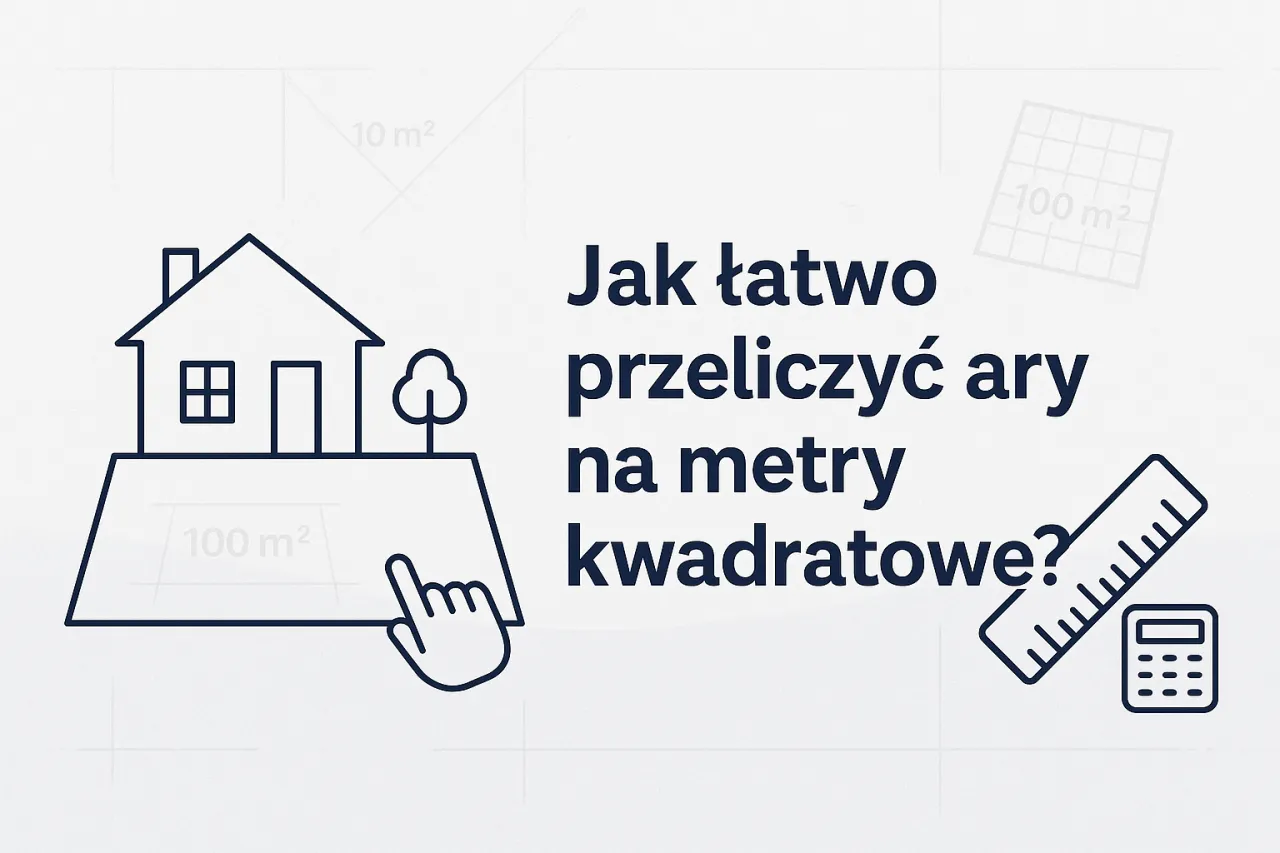 tabela przelicznik ar hektar metr kwadratowy