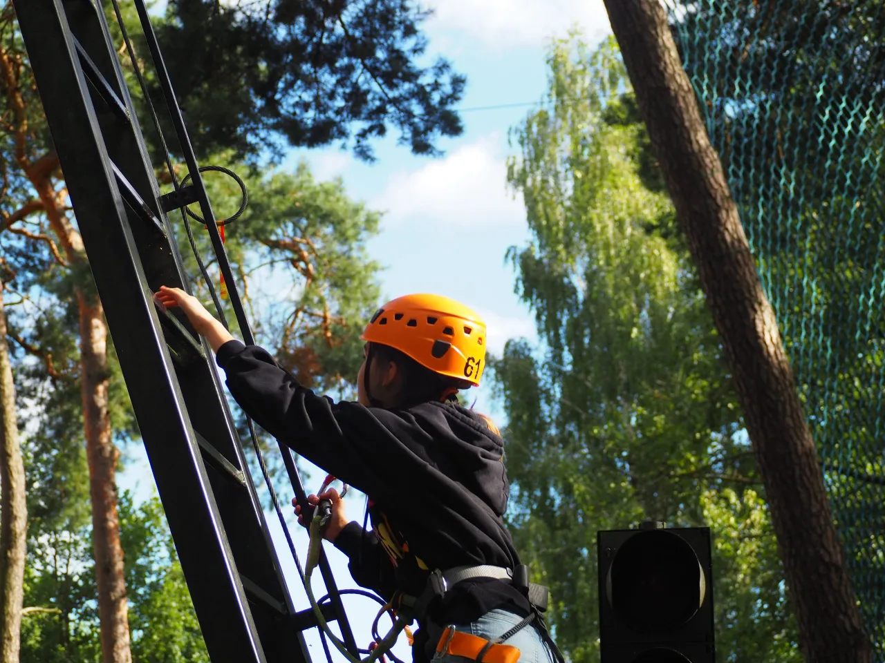 Park Linowy Doktorce bezpieczeństwo sprzęt instruktorzy