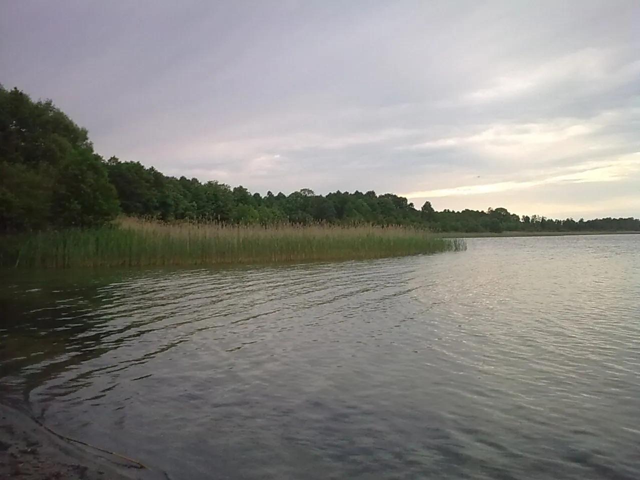 Jezioro Orłowskie widok z g&oacute;ry, krajobraz
