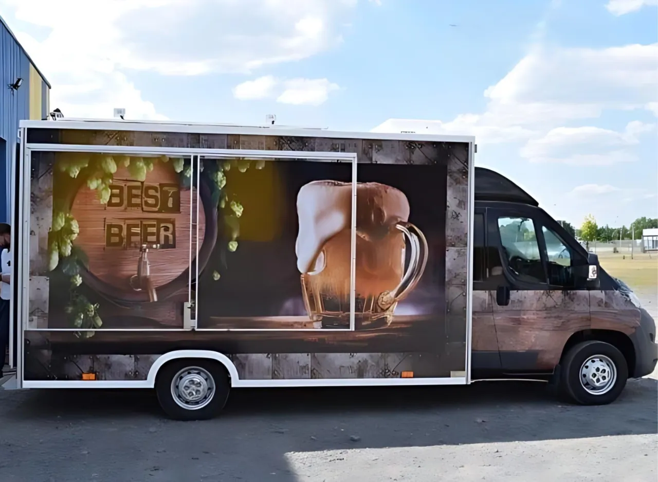 transport beczki piwa