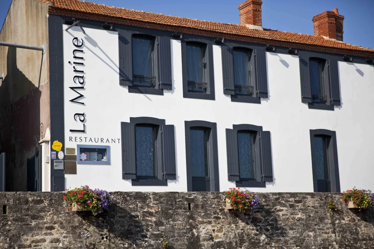 Restaurant La Marine Noirmoutier Alexandre Couillon façade