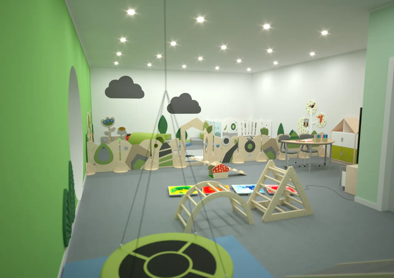 terapia integracji sensorycznej sala z dzieckiem