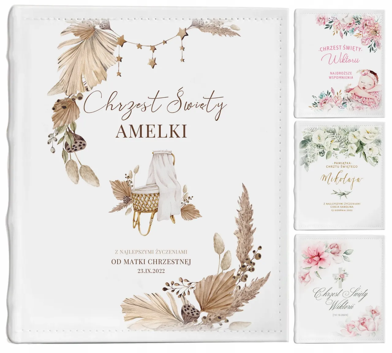 album ze zdjęciami z chrztu