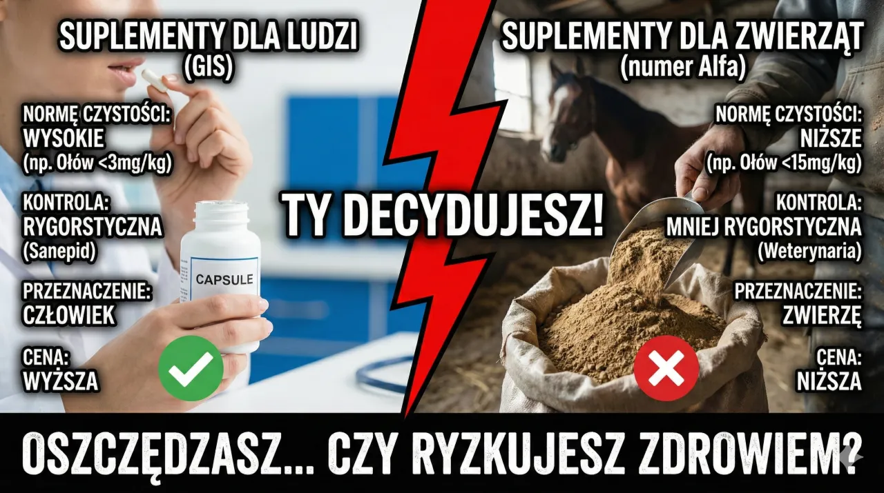 regulacje prawne suplementy dla ludzi i zwierząt