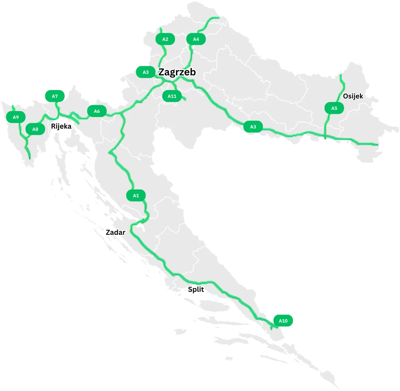 dokumenty do chorwacji samochodem