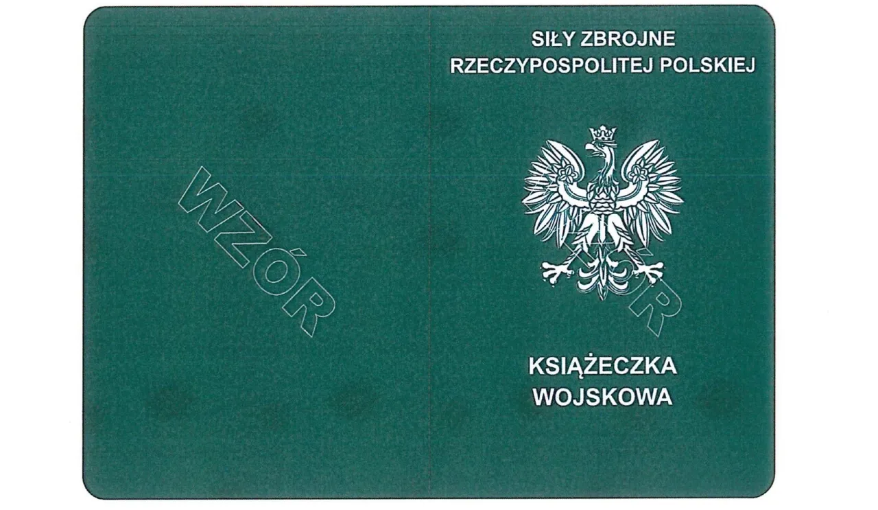Książeczka wojskowa wzór