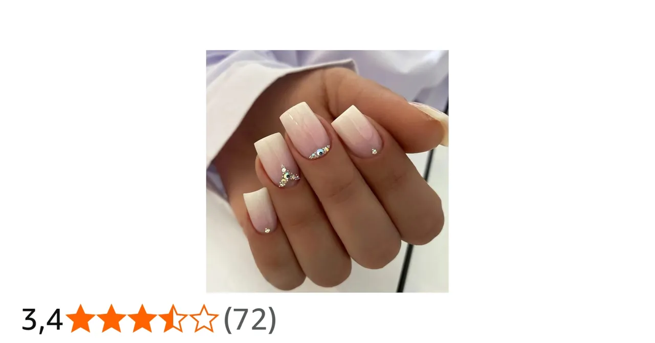 Paznokcie nude kr&oacute;tkie palce pionowe zdobienia