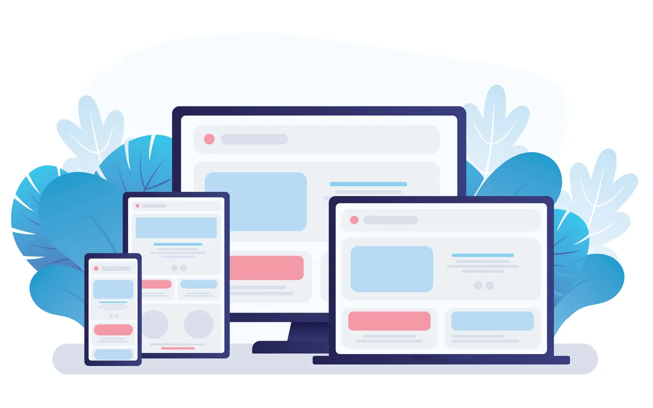 Strona responsywna na różnych urządzeniach