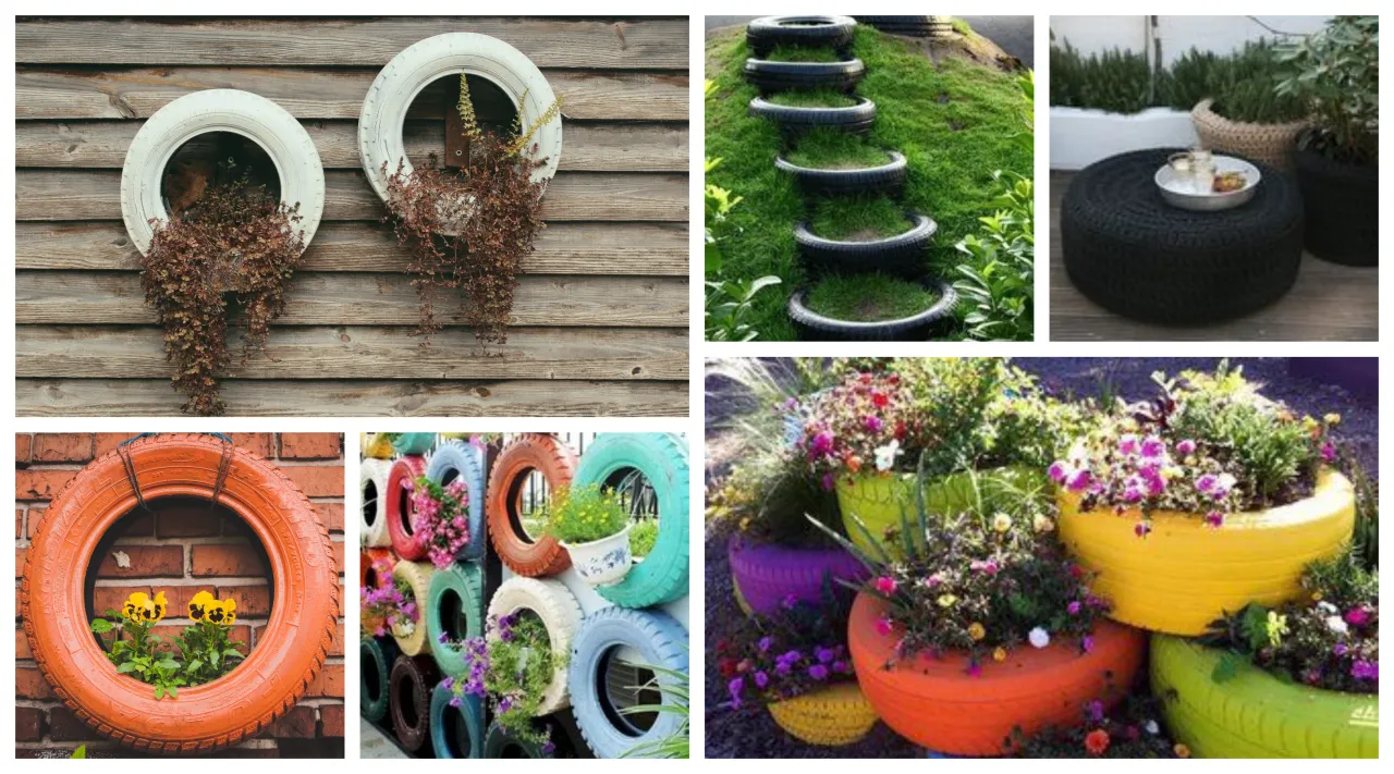 Kreatywne wykorzystanie starych opon rowerowych, upcycling opon rowerowych pomysły
