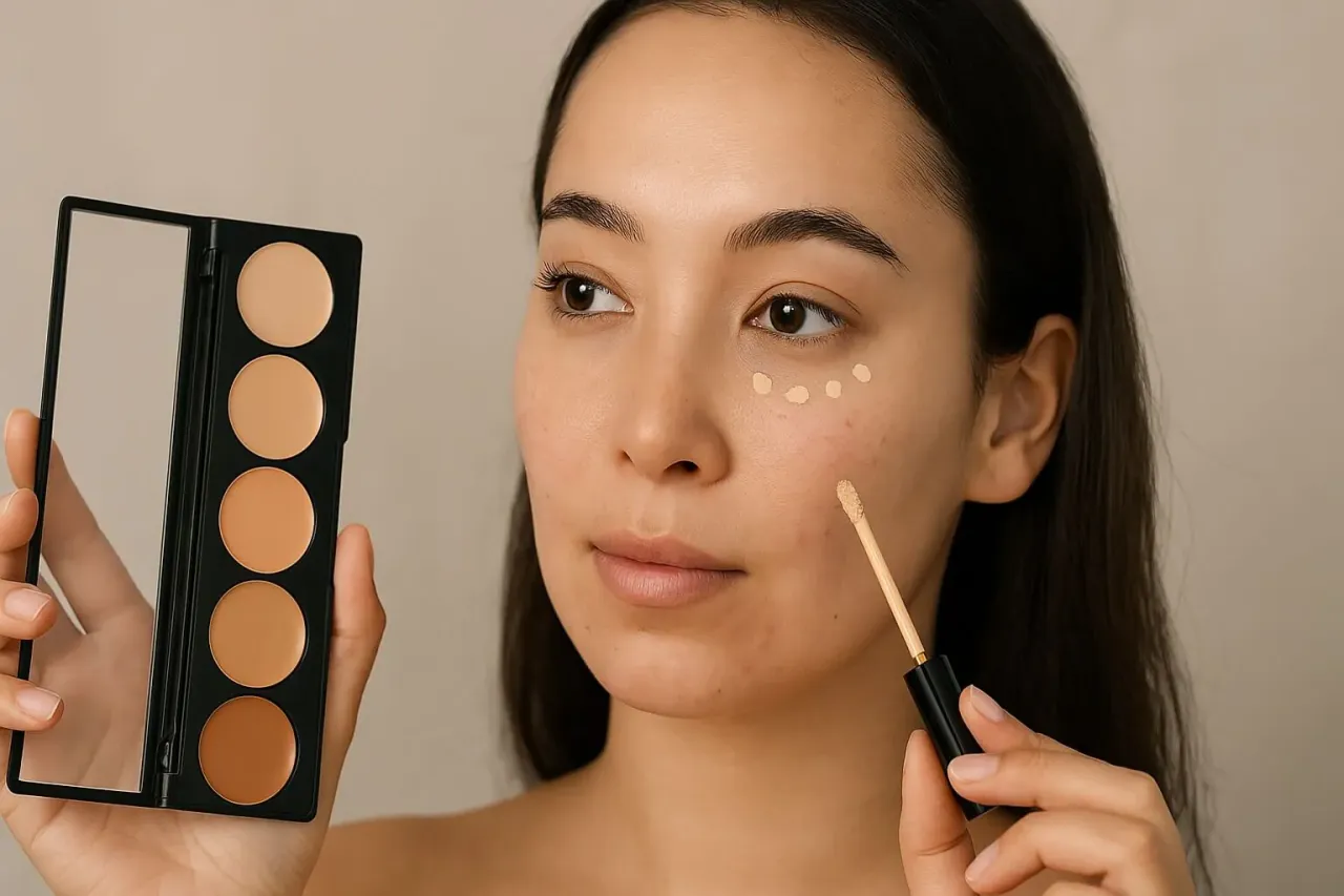 koło barw korektor&oacute;w do twarzy