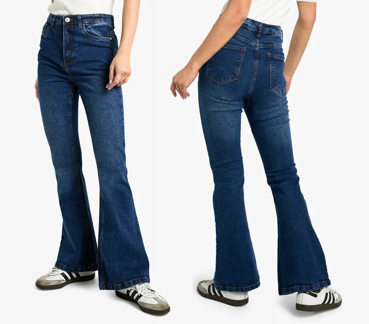 r&oacute;żne fasony spodni dzwon&oacute;w flare bootcut kick flare