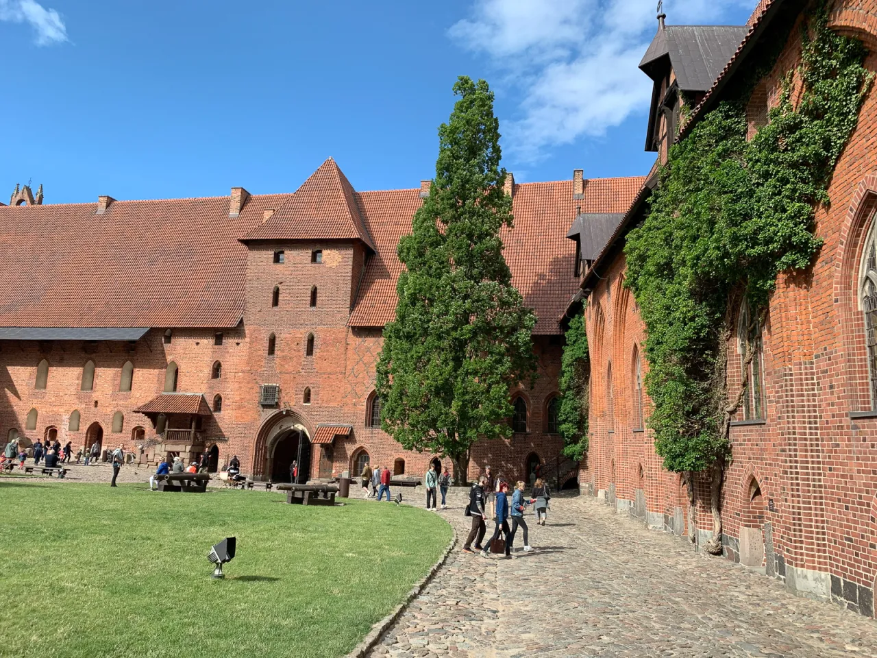 Zamek w Malborku z restauracją