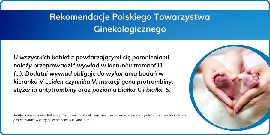Trombofilia wrodzona diagnostyka