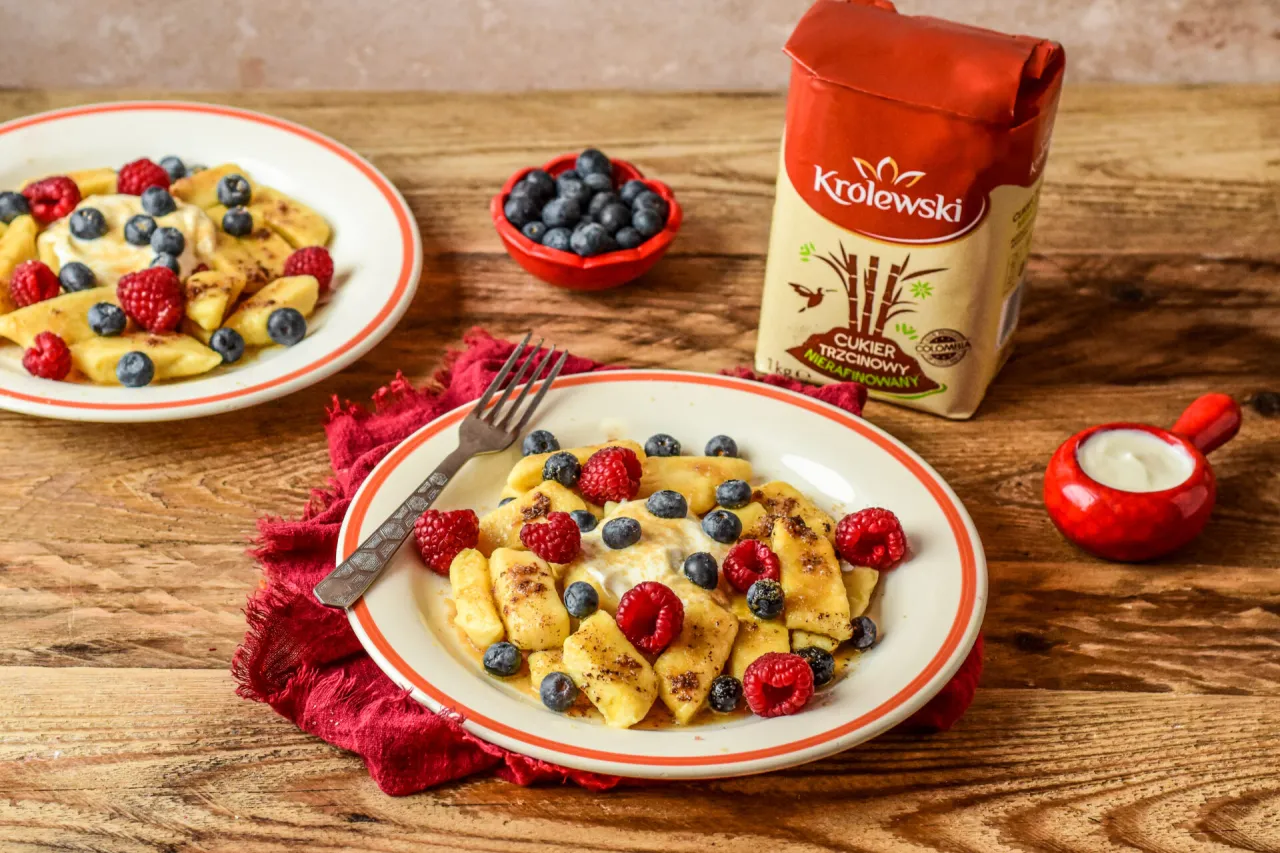 Nowoczesne kopytka deserowe