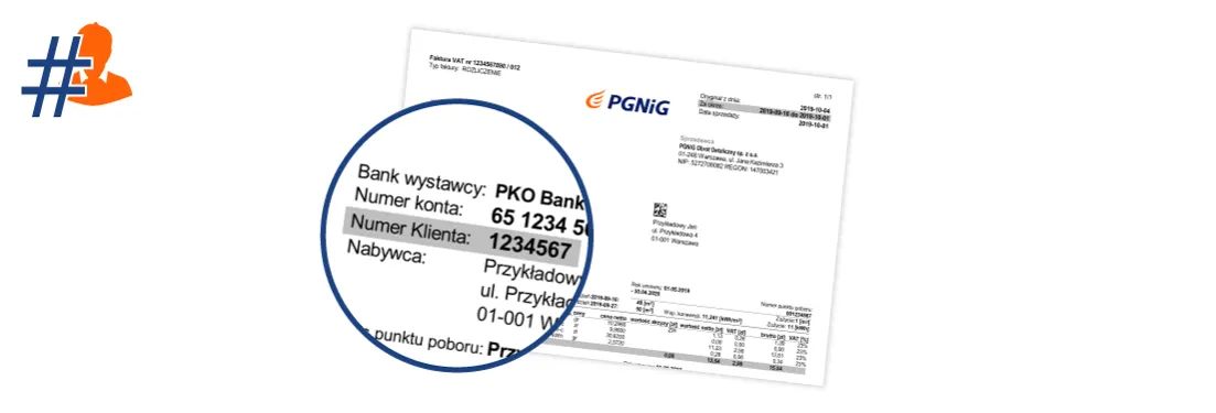faktura gazu numer klienta gdzie znaleźć