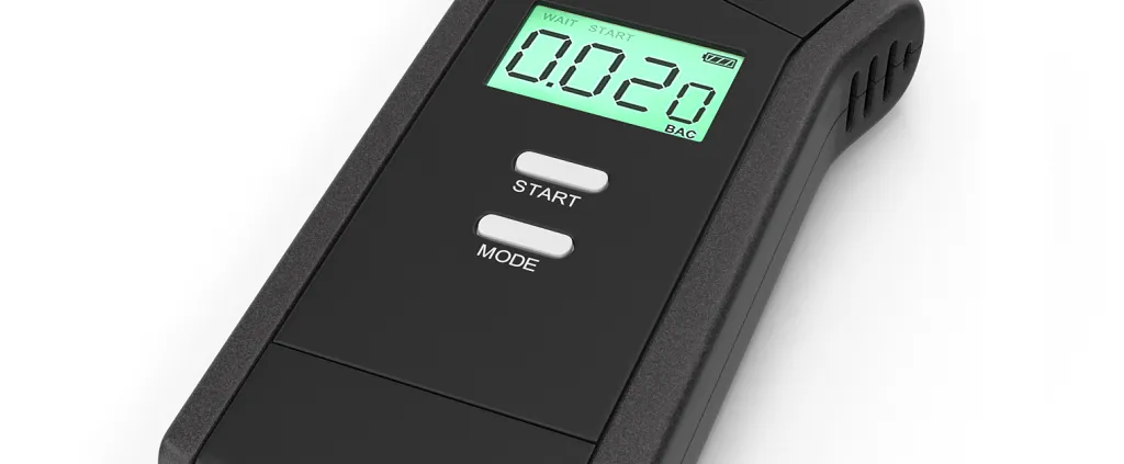 schemat działania sensora elektrochemicznego w alkomacie