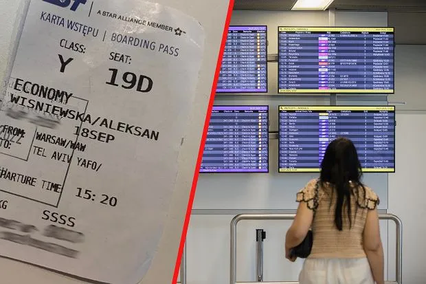 Lotnisko kontrola bezpieczeństwa skanowanie karty pokładowej