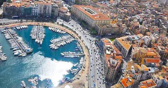 Palermo centro storico vista aerea
