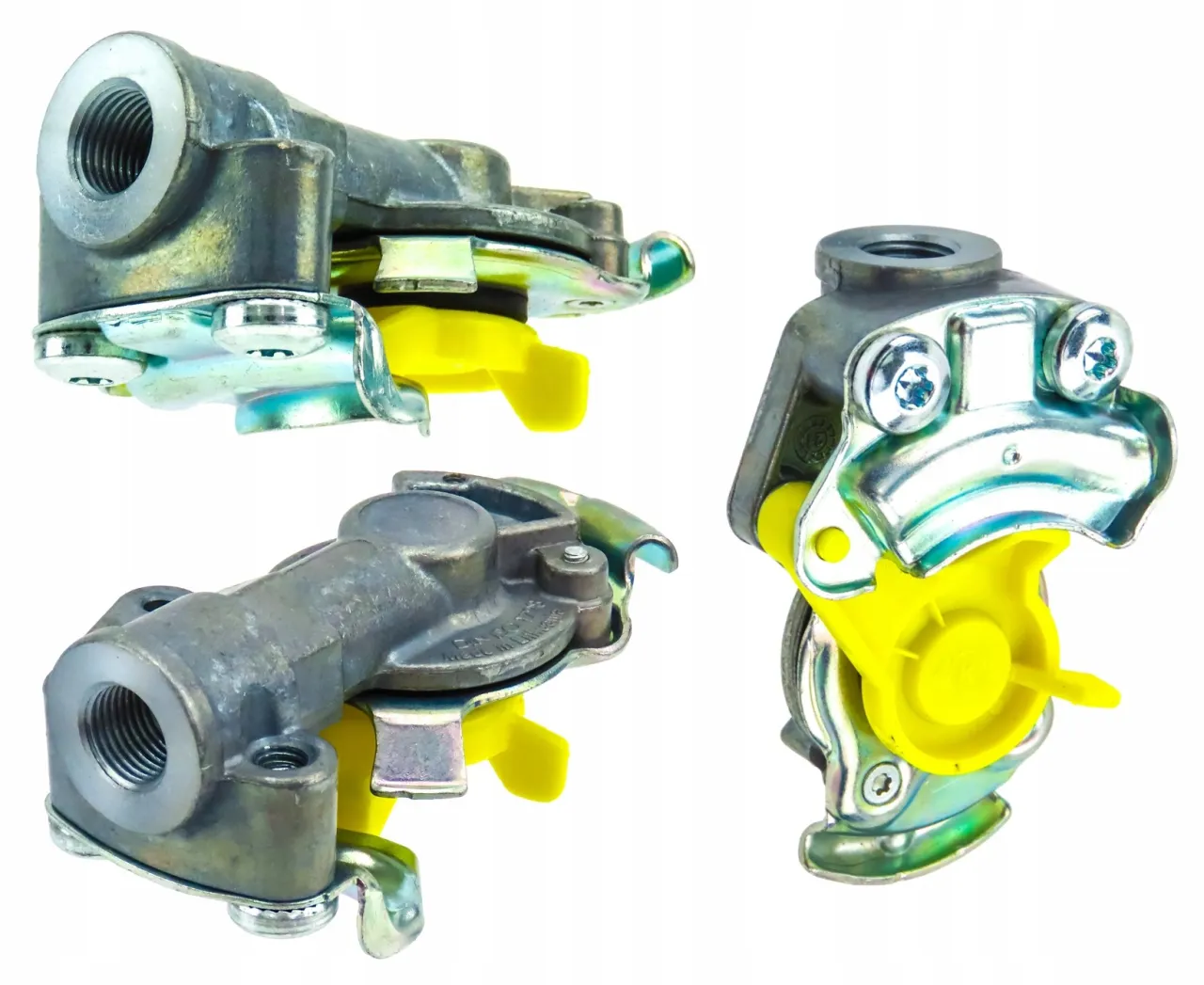 złącza pneumatyczne naczepa ż&oacute;łte i czerwone ISO 1728