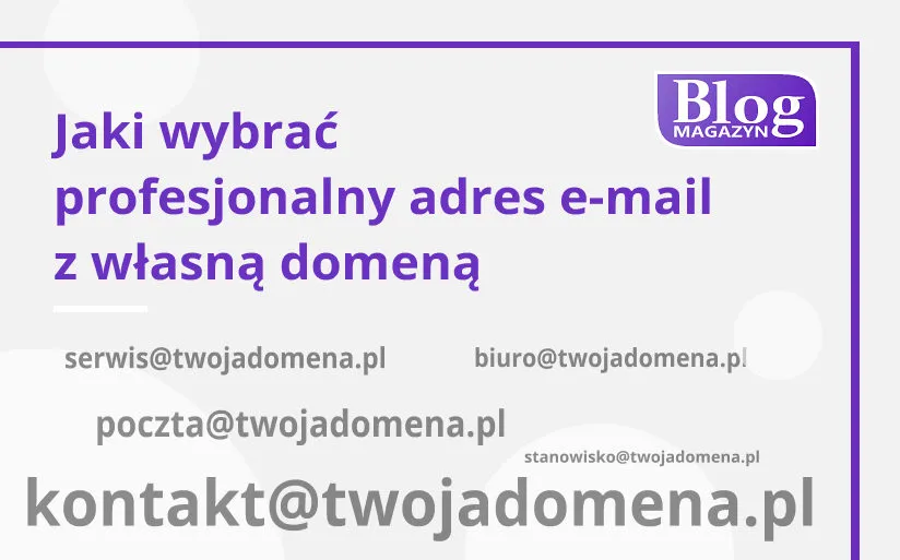 profesjonalny adres email vs prywatny