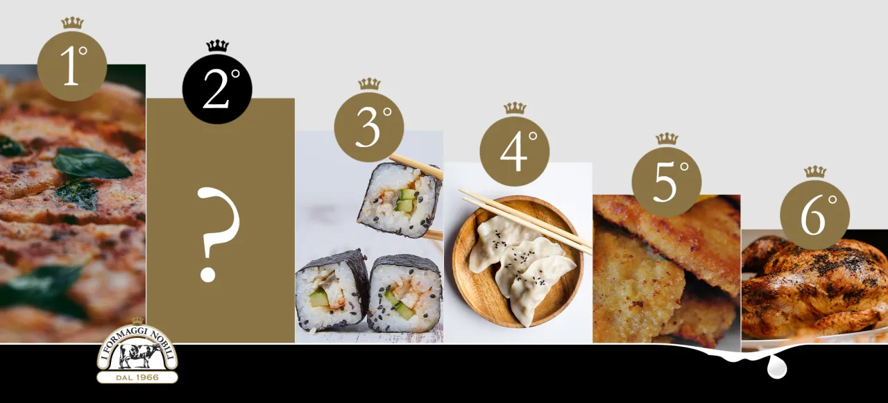 Piatti tipici gastronomia italiana da asporto