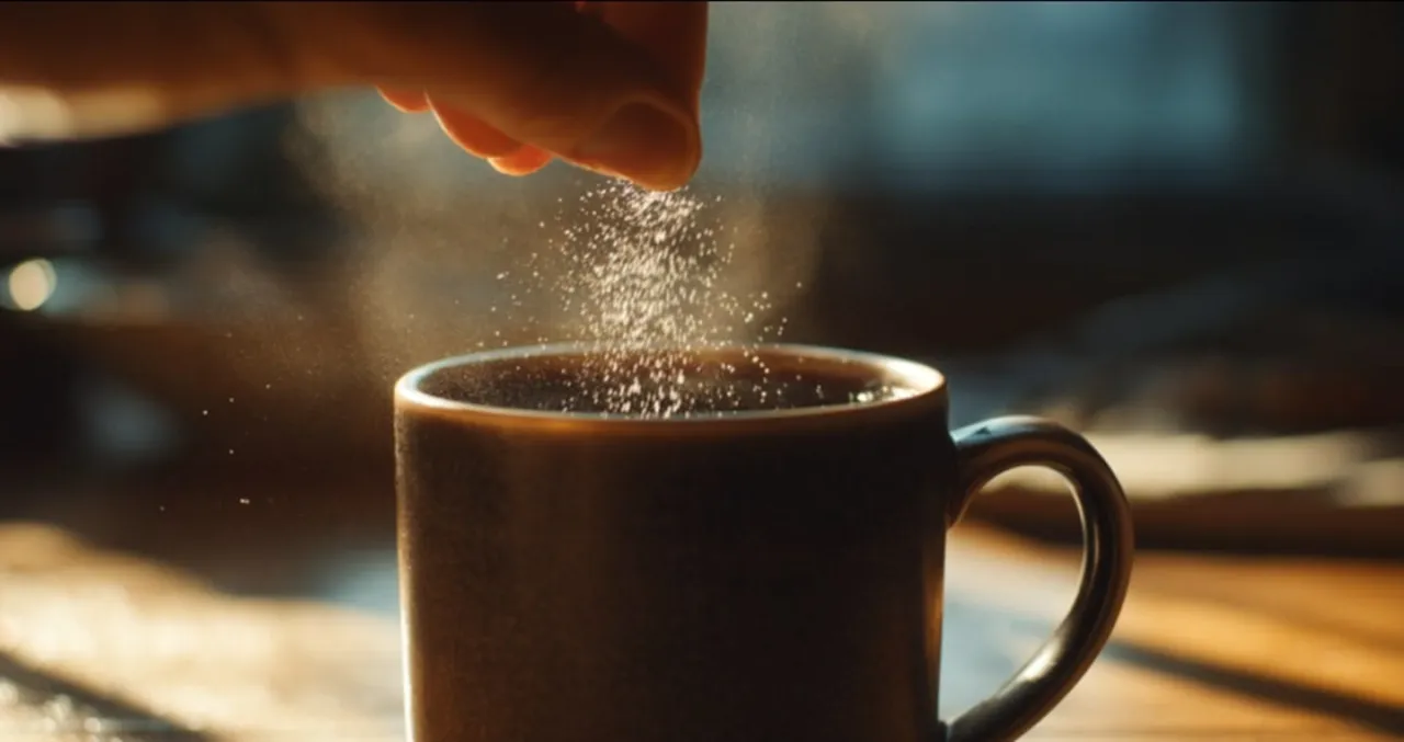 kawa z solą filiżanka