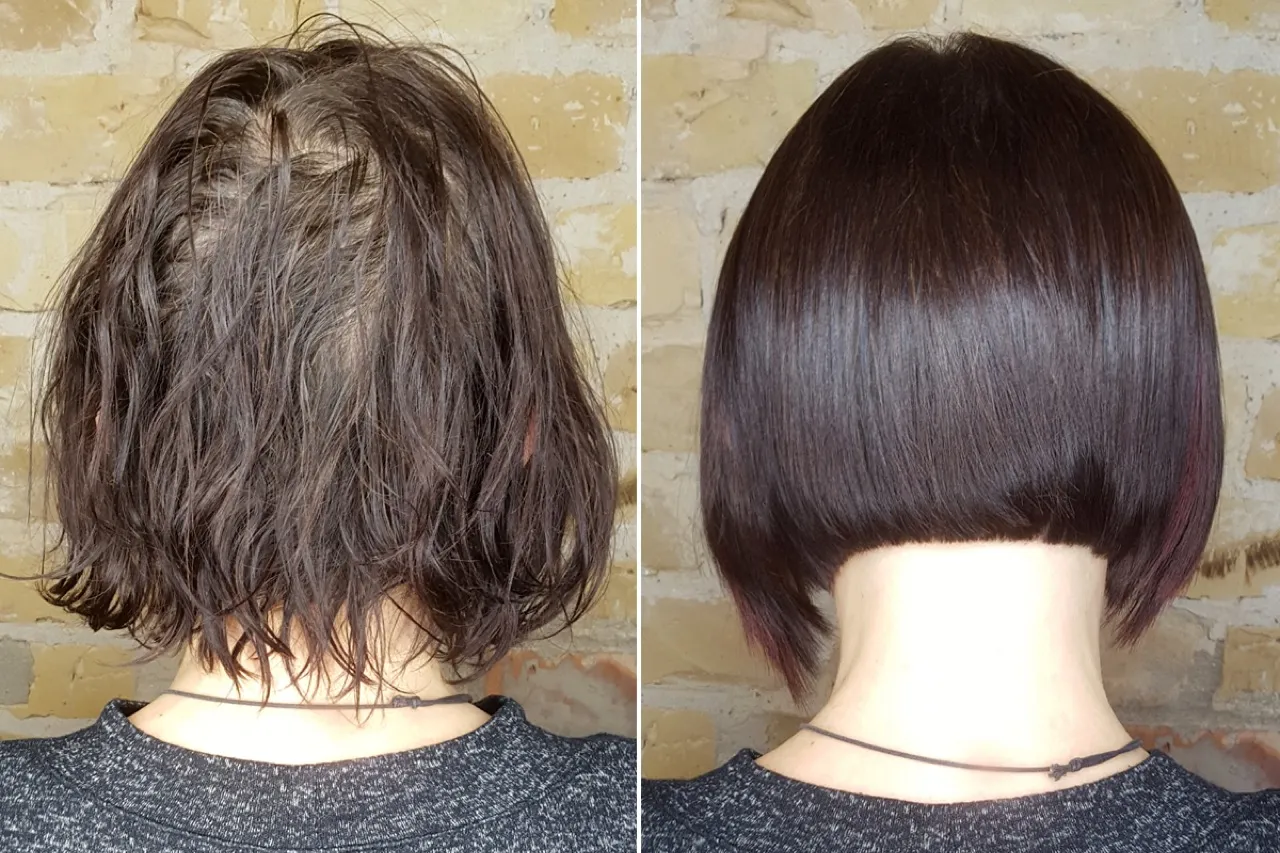 Kurzhaarfrisuren dünnes Haar Volumen