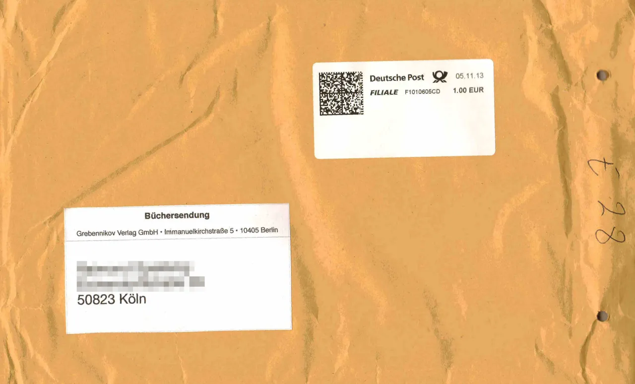 B&uuml;Wa Verpackung Musterklammern Beispiel