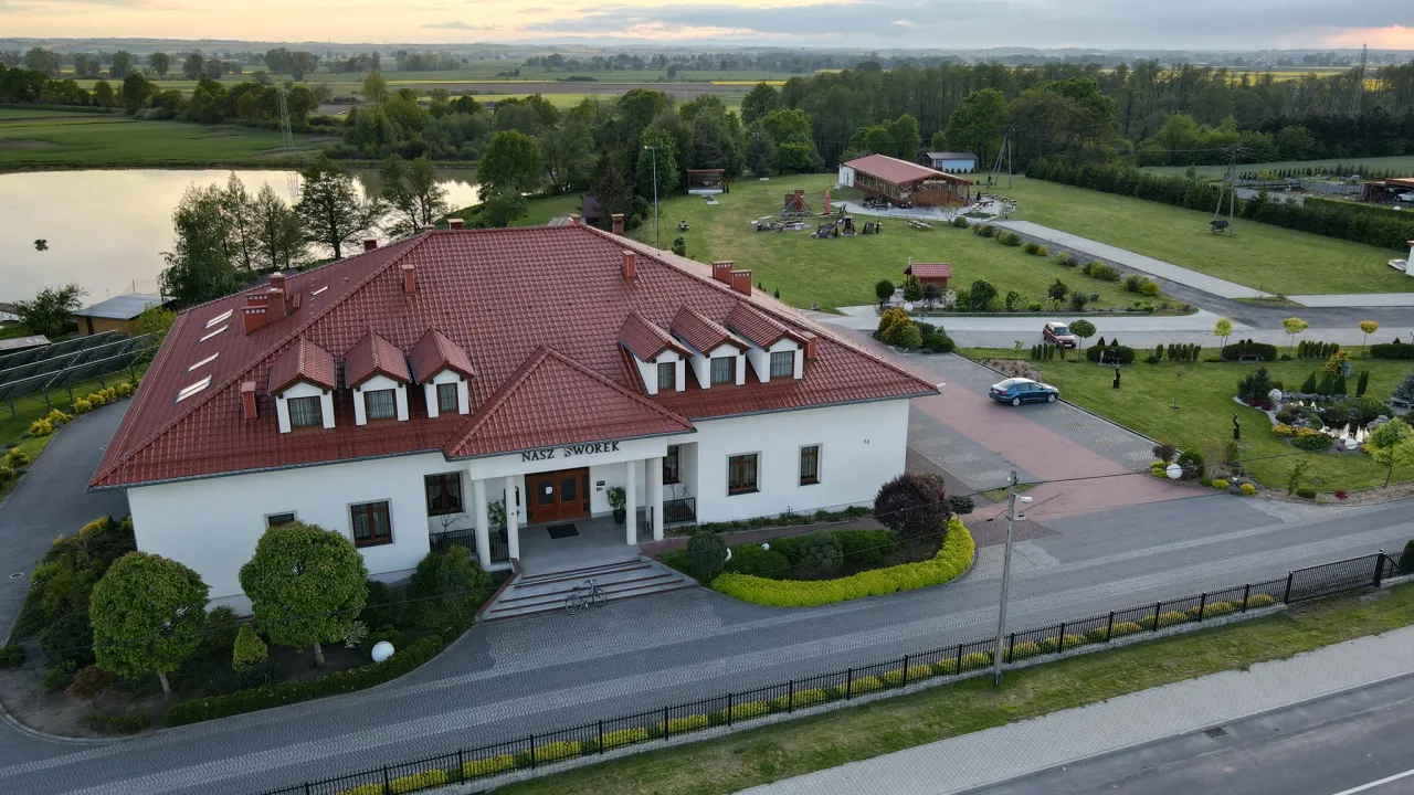 Nasz Dworek Dziergowice elewacja ogr&oacute;d