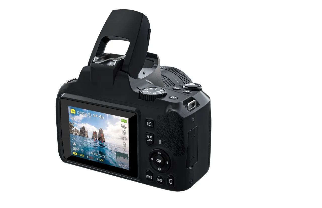 aparat fotograficzny z wifi i telefonem