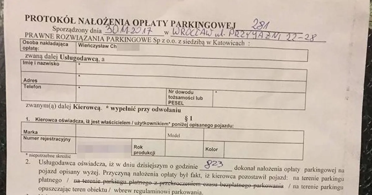 Zdjęcie Wezwanie do zapłaty za parking prywatny: Płacić czy walczyć?