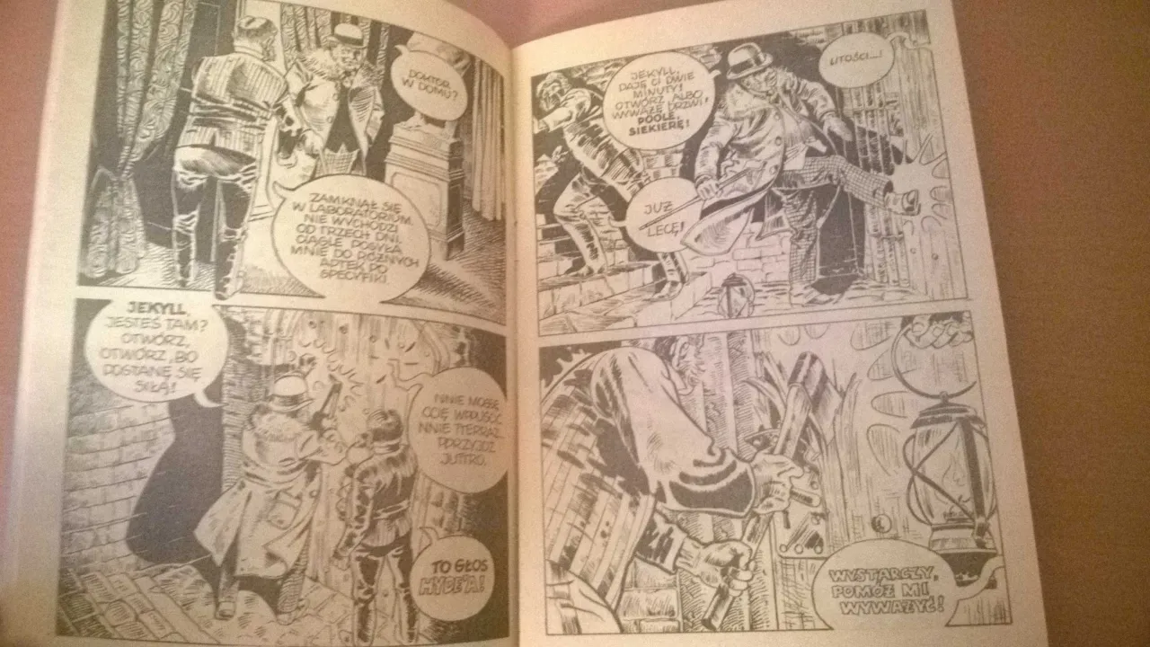 Ilustracja laboratorium dr Jekylla