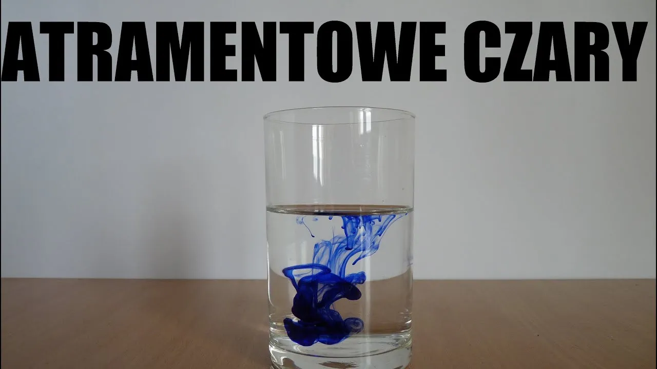 dzieci eksperymenty z atramentem