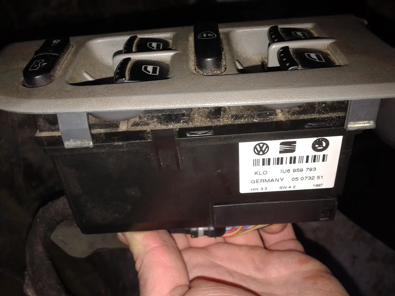 Skoda Octavia lokalizacja modułu komfortu