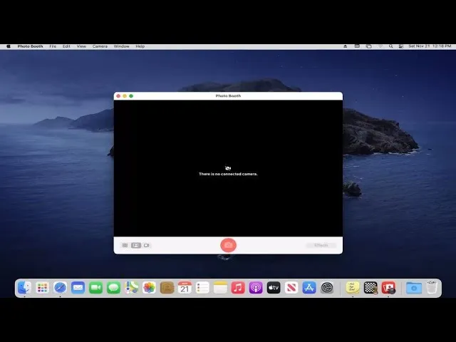 Photo Booth macOS interfejs