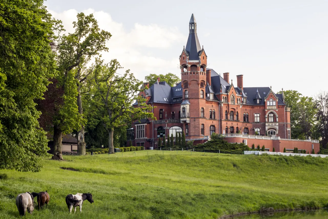 Romantyczny pałac Wielkopolska