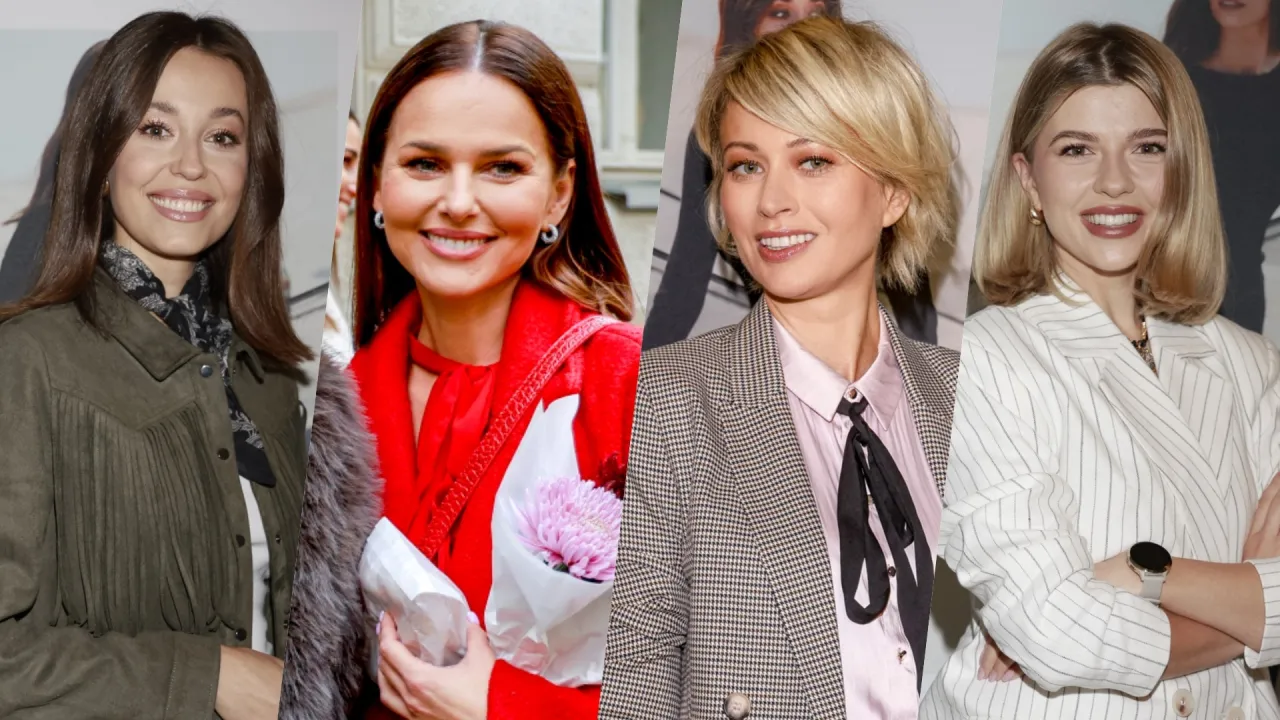 Cztery kobiety w eleganckich stylizacjach. Zastanawiasz się, kto ubiera prowadzących w 