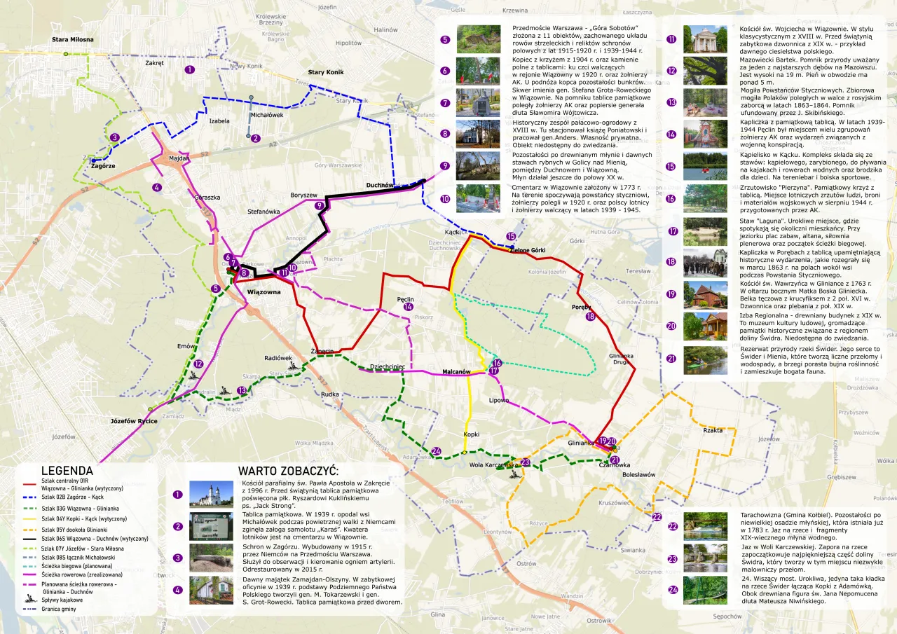 Mapa rowerowa planowanie trasy