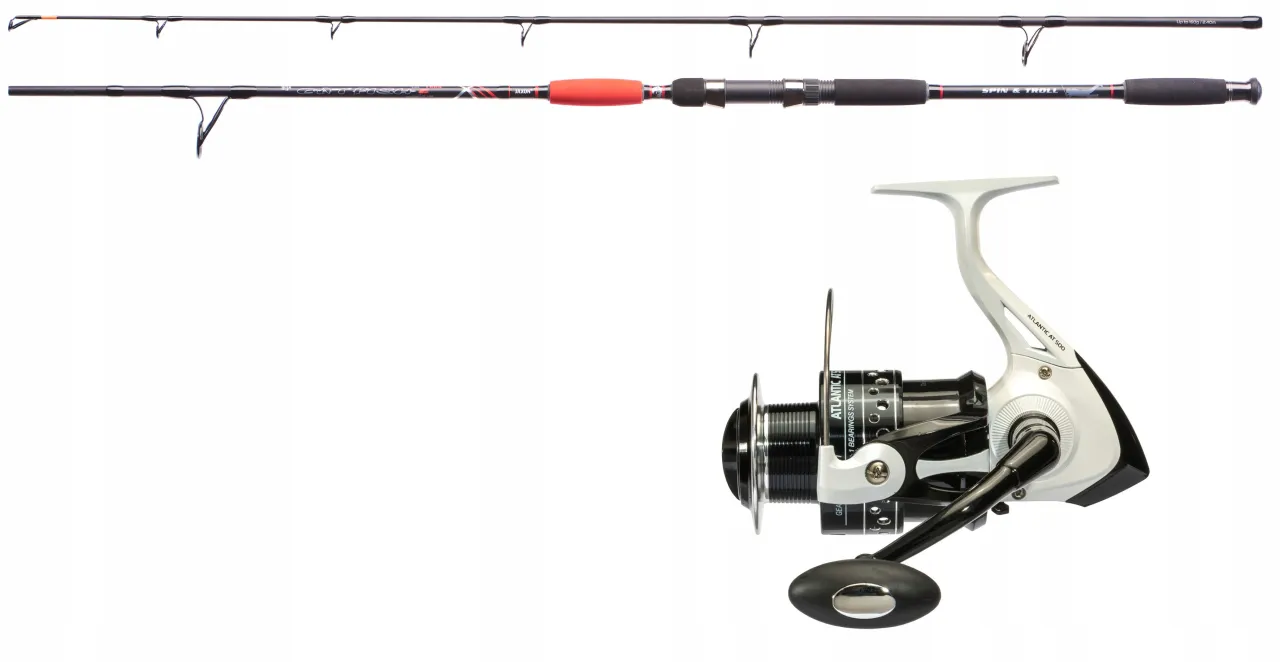 Solidna wędka na suma z gruntu, model 