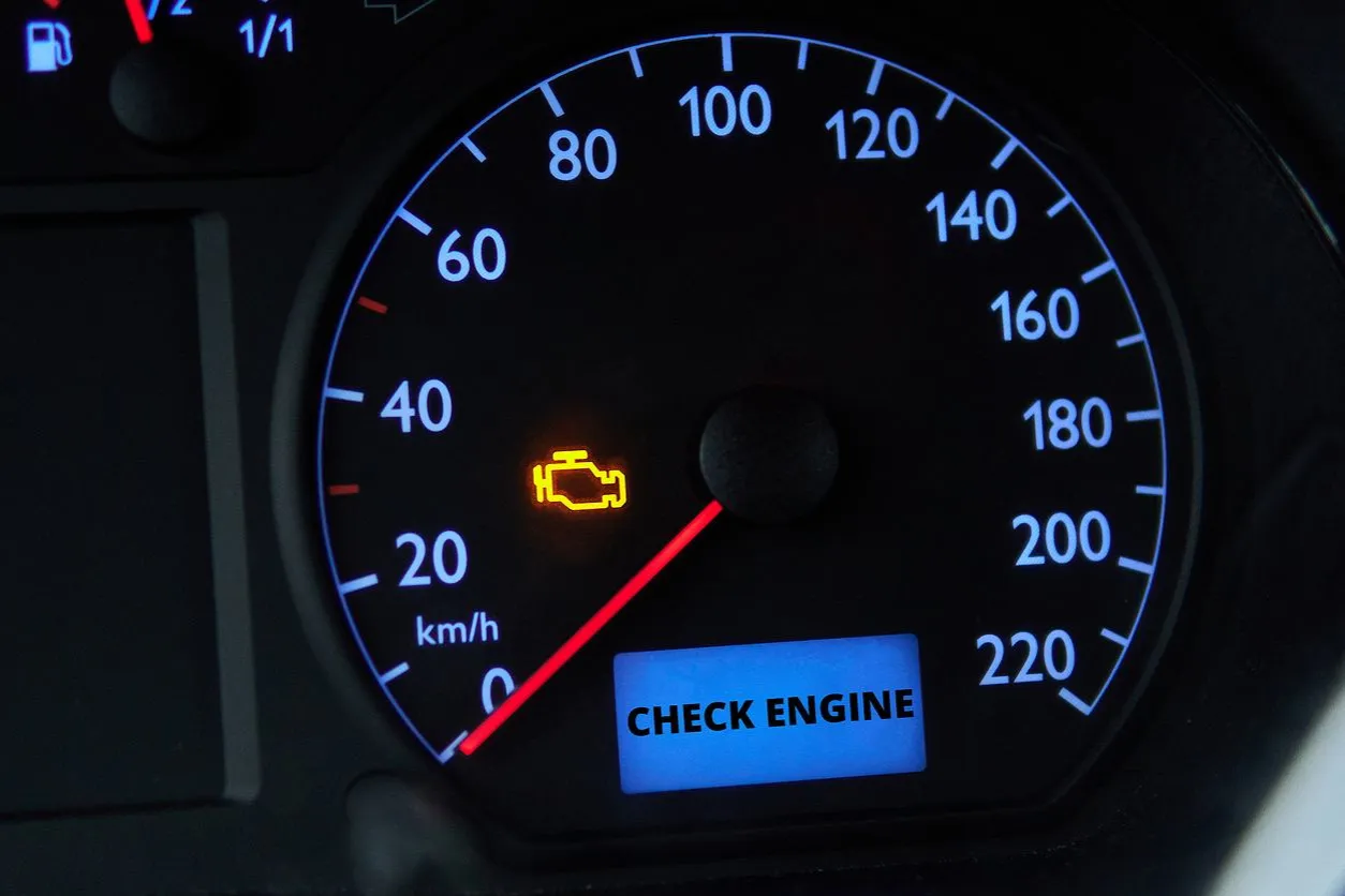 najczęstsze przyczyny kontrolki check engine schemat