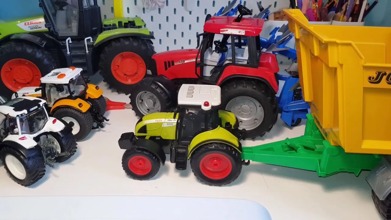 traktory zabawki Bruder Siku Rolly Toys por&oacute;wnanie