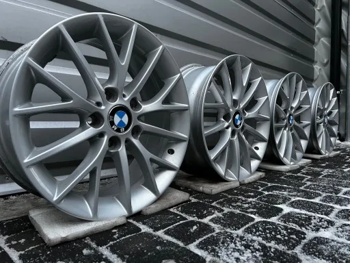 srebrne bmw felgi srebrne grafitowe