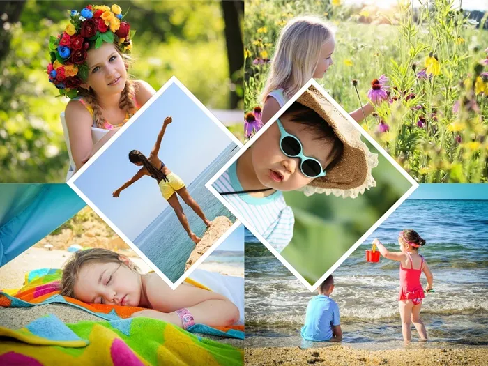 Przykłady kompozycji kolażu zdjęć