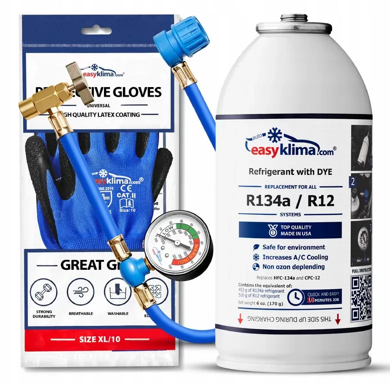 zestaw do samodzielnego nabijania klimatyzacji